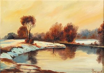 PEJZAŽ SA REKOM - Boris Rumjancev