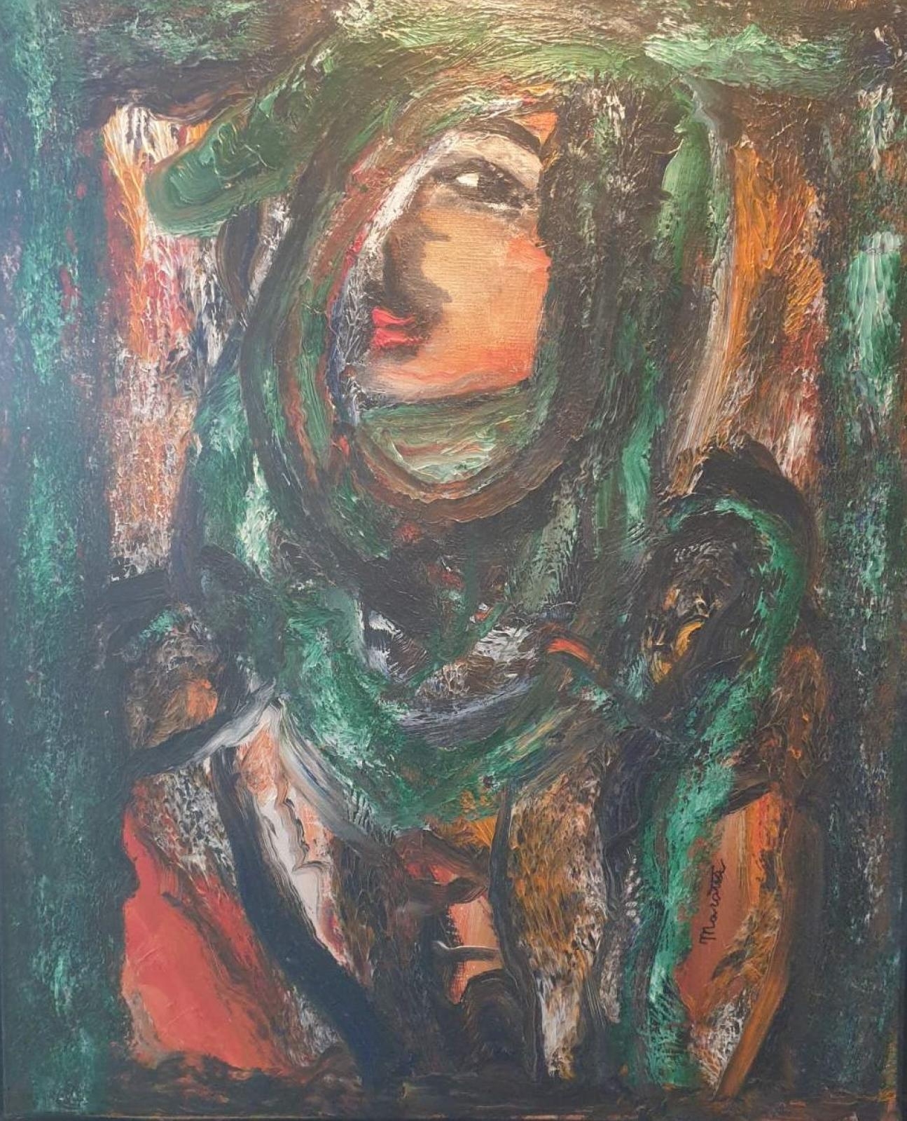 Artwork by Arnaldo Marotta, The intriguing, Made of oil on canvas