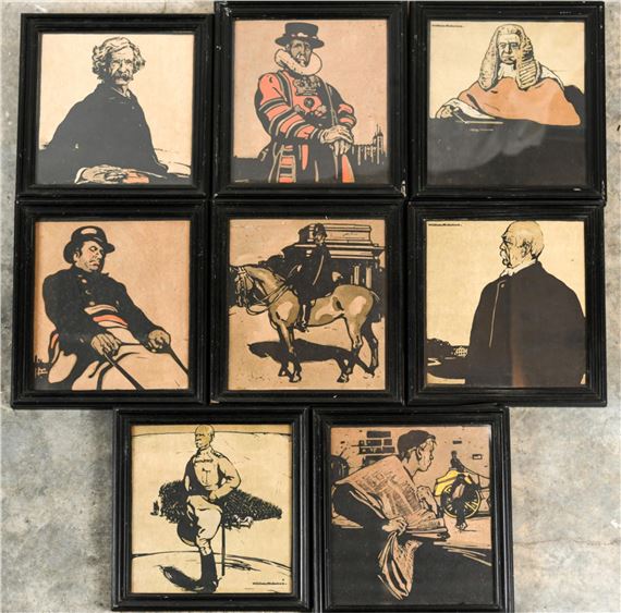 William Nicholson | Nine Works: Various personalities and occupations ...