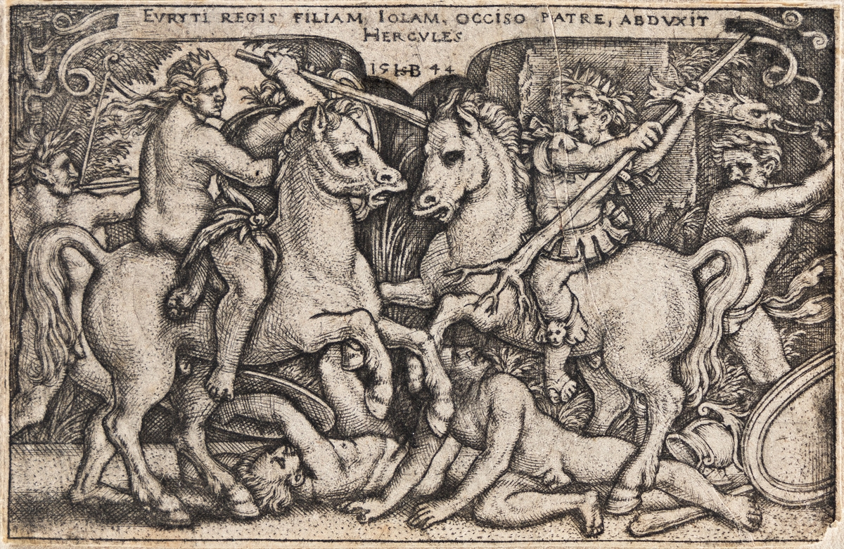 Hans Sebald Beham Group of Seven The Labors of Hercules MutualArt