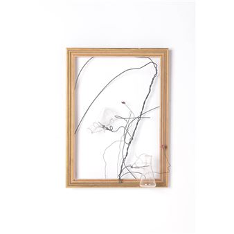 Deux éprouvettes, trois petites peintures à l'huile, n°73 - Pascal Nordmann