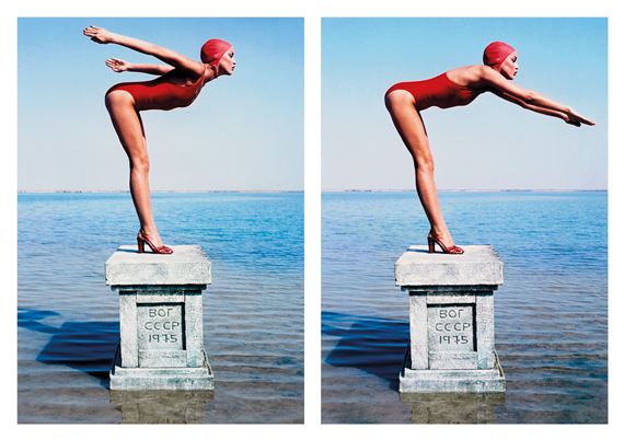 Jerry Hall, Russia by Norman Parkinson, 1975, 2019