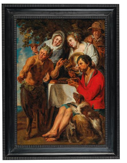 Jacob Jordaens The Satyr and the Peasant Family MutualArt