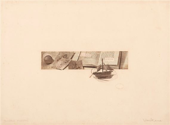 RECONSTRUCCIÓN (THE POOL OF TEARS) by Liliana Porter, 1980