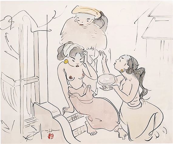 Tiga Gadis by Lee Man Fong