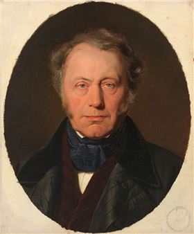 Portrait du comte JamesAlexandre de PourtalèsGorgier, dans un ovale - Paul Delaroche
