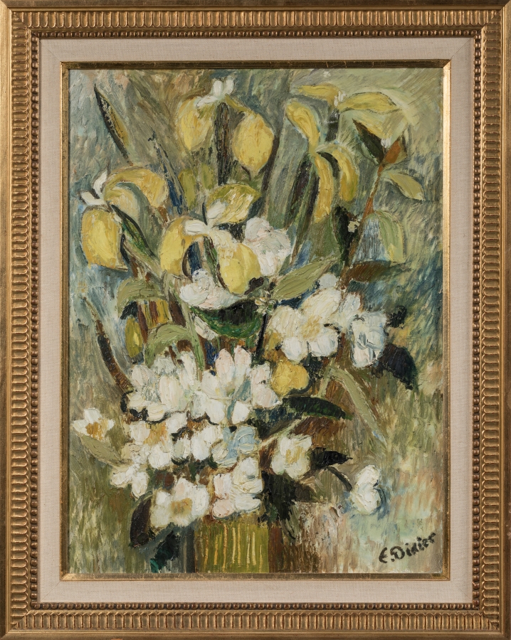 Artwork by Émile Didier, BOUQUET DE FLEURS, Made of Oil on canvas