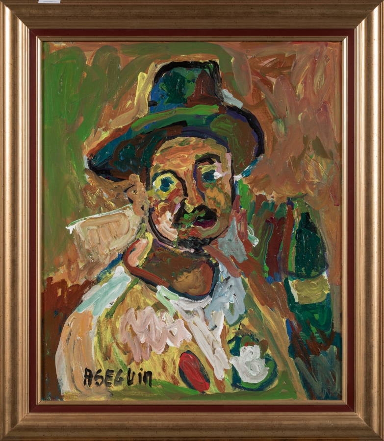 Artwork by Adrien Seguin, AUTOPORTRAIT, Made of Oil on canvas