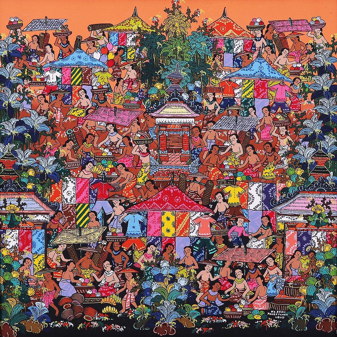 バリ島ヤングアート、有名な画家SOKI先生の作品 - 美術品 