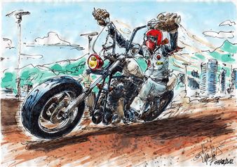 Biker Harley Davidson - Philippe Gürel