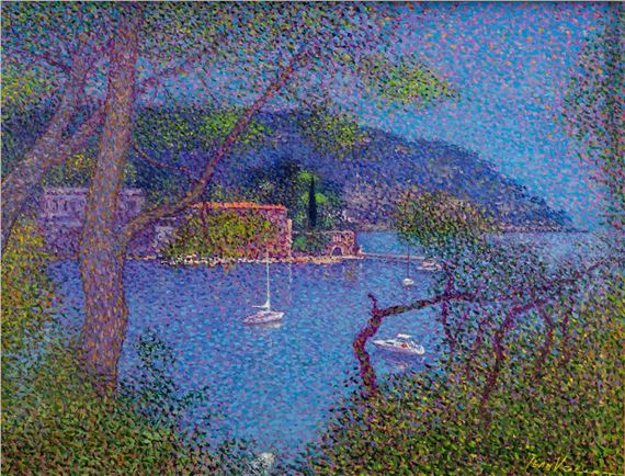 Crique au cap Ferrat by Jean Vollet