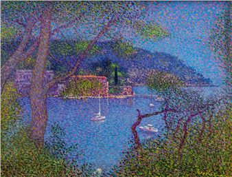 Crique au cap Ferrat - Jean Vollet