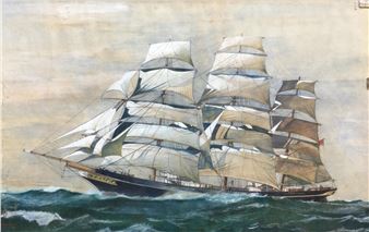 The three-masted "Titania" - William Desborough
