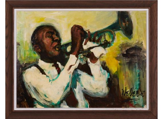 Jazz Trumpeter by Dell Weller, 1965