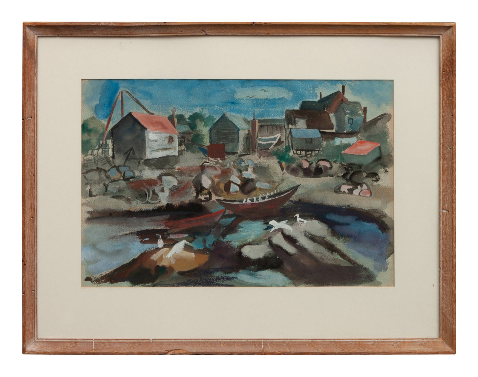 Louis Ribak | Untitled (Harbor Scene) | MutualArt