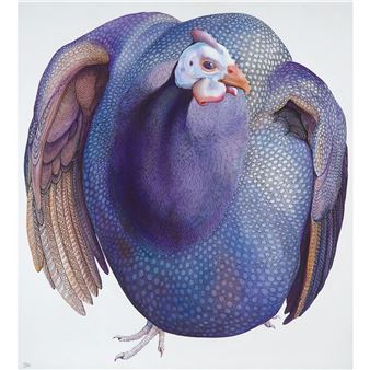 GUINEA FOWL, 1988 - Lindee Climo