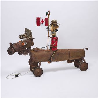 MOUNTIE ON A MOOSE - Brigitte Laurent