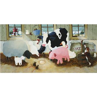 THERE'S A CRACK IN EVERYTHING, THAT'S HOW THE LIGHT GETS IN (L.COHEN), 2004 - Claudia Jean Mccabe