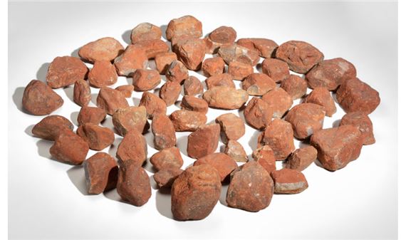 Red Stone Circle by Richard Long, 1995