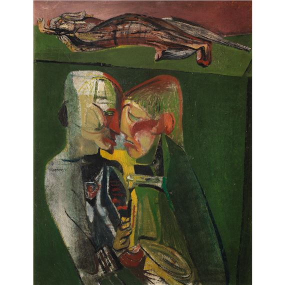 Two Actors by Robert Colquhoun, Painted in 1945
