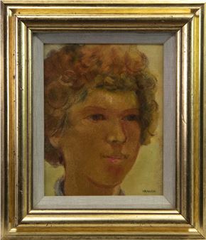 HEAD STUDY OF A YOUNG GIRL - Jean Irwin