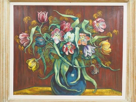 Nature morte au bouquet de fleurs by André Maire