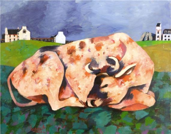 Große Kuh by Dietmar Lemcke, 1958 - 1959