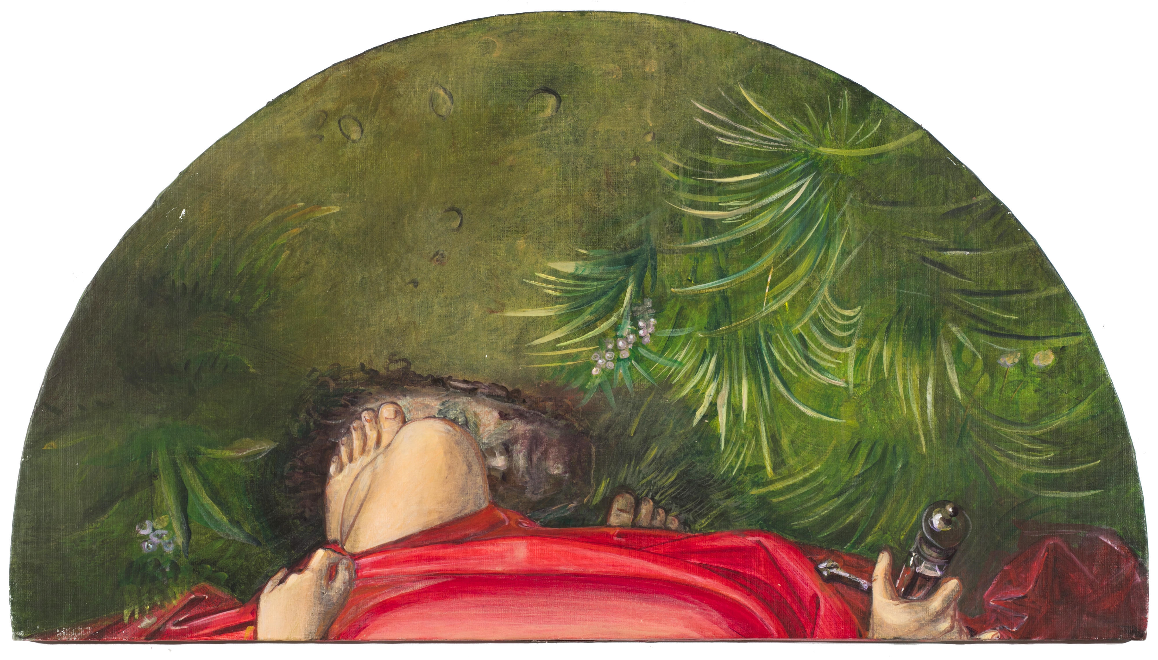 Artwork by Alena Tereshko, Judith. As Giorgione from the series «Modeling», Made of oil on canvas