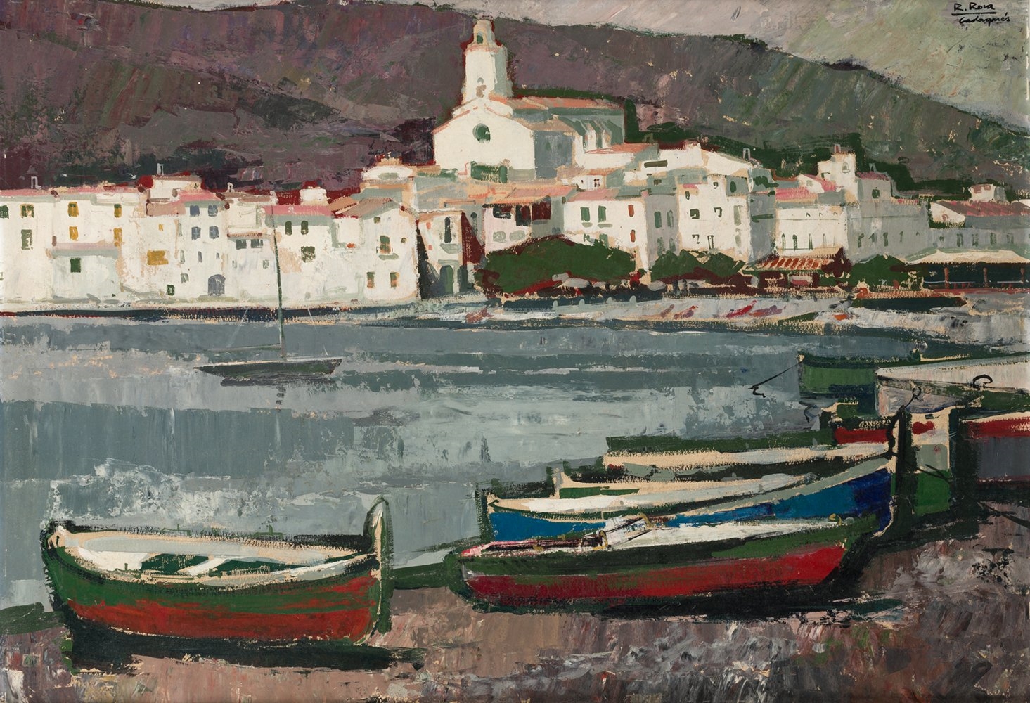 Raimon Roca Ricart | Vista de Cadaques (1964) | MutualArt