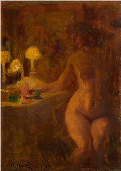 Alla toilette - Alfredo Protti