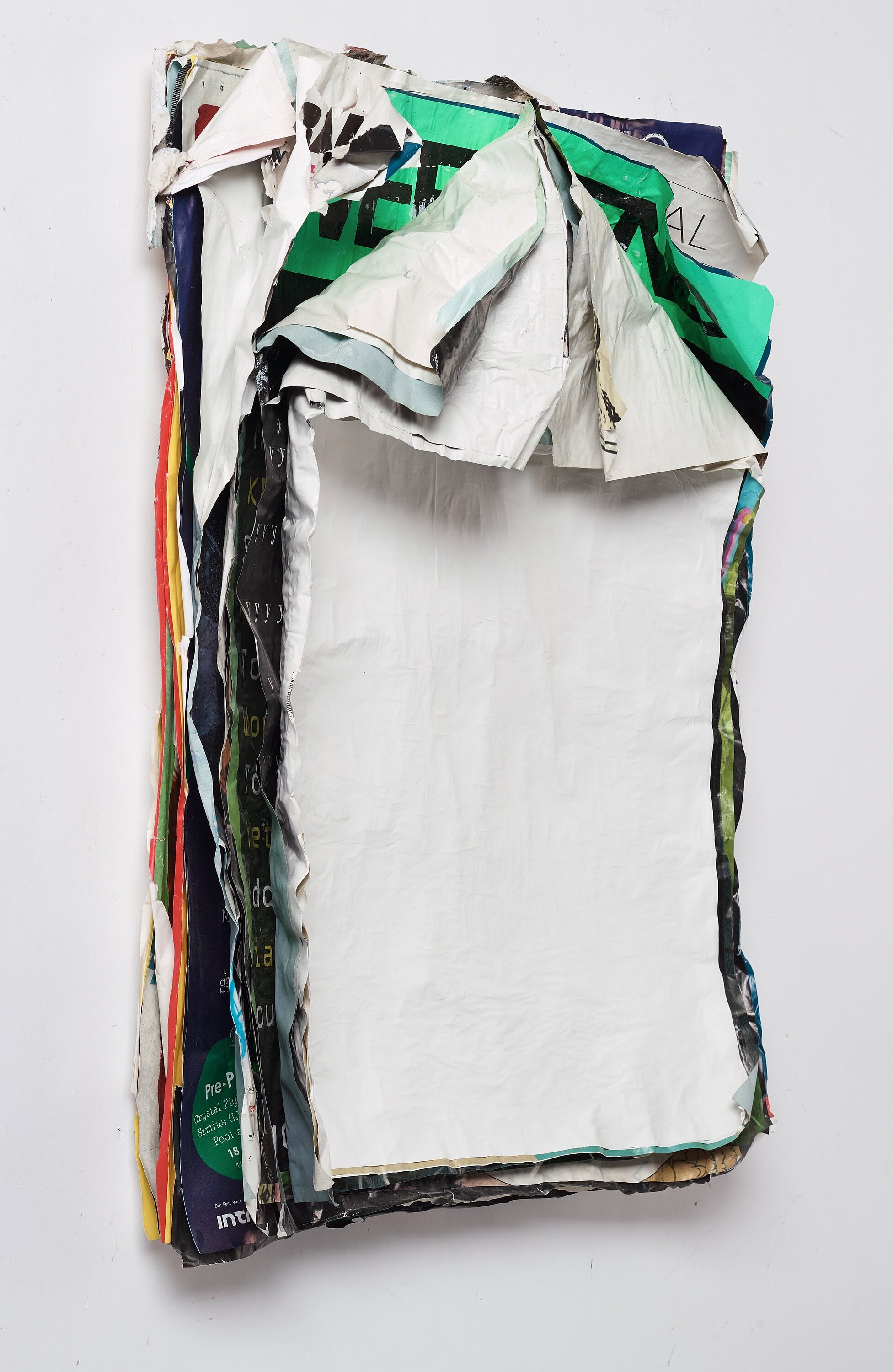 Artwork by Klara Liden, Untitled (Poster Painting), Made of Mixed media