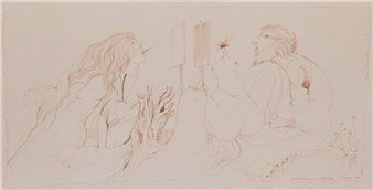 "Looking into mirror" - Leszek Rózga