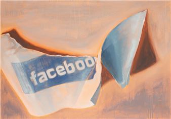 "Martwa natura z Facebookiem" - Iwo Rutkiewicz