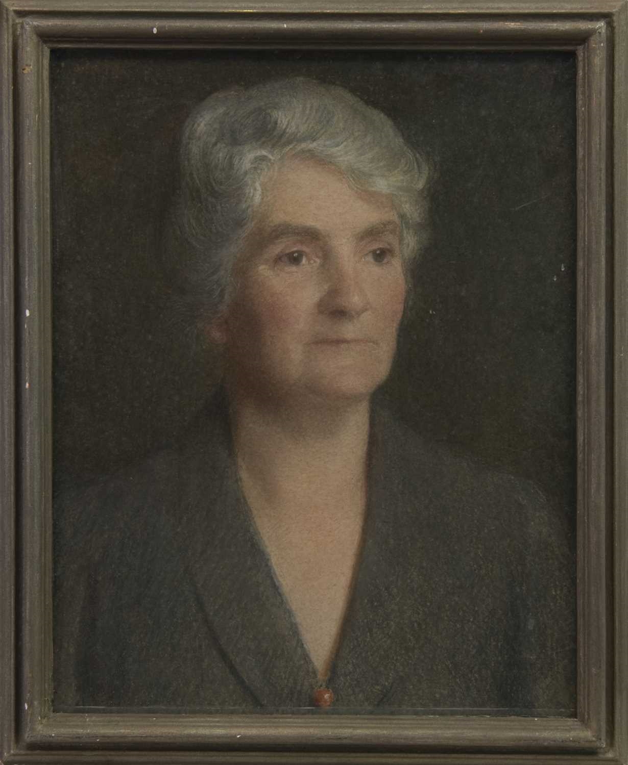 Artwork by John Bulloch Souter, PORTRAIT OF A LADY, Made of pastel on paper