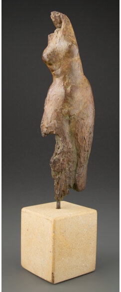 Artwork by Anita Huffington, Dryad, Made of Bronze with wood