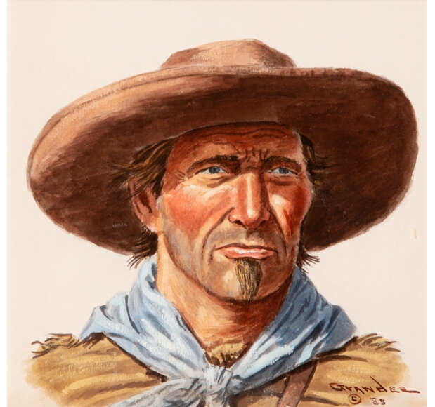 Joe Grandee Jim Bridger Mountain and Man (1985) MutualArt