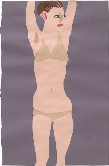 Bikini Woman by Chantal Joffe, Executed in 2009