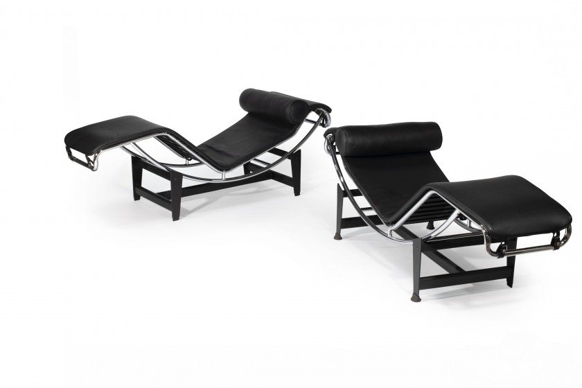 Charlotte Perriand CHAISE LONGUE BASCULANTE AFTER THE B306/LC4 MODEL