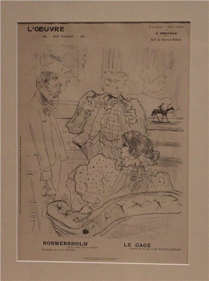 Le Gage by Henri de Toulouse-Lautrec, 1897