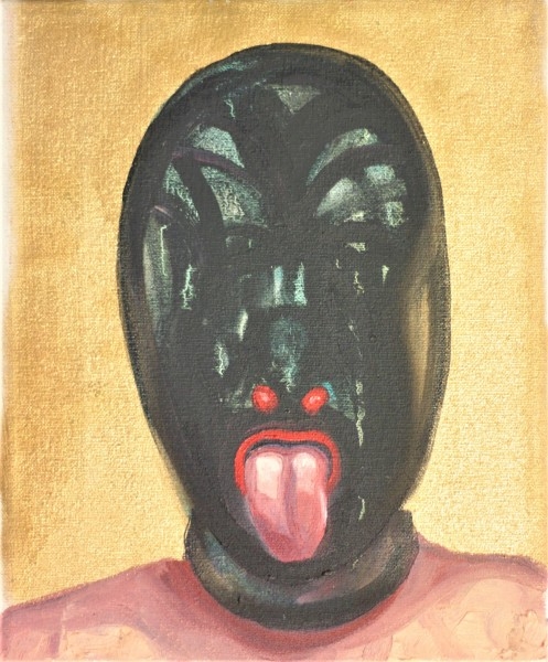 Artwork by Filip Kůrka, No Porn!, Made of oil on canvas
