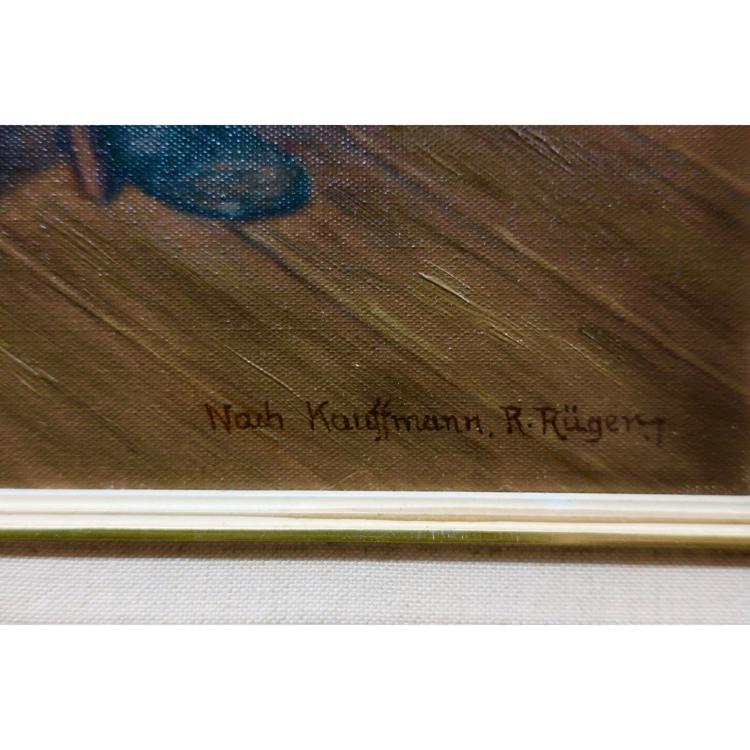 Artwork by N. Kaufmann, R. Rüger, TAVERN SCENE, Made of OIL ON CANVAS