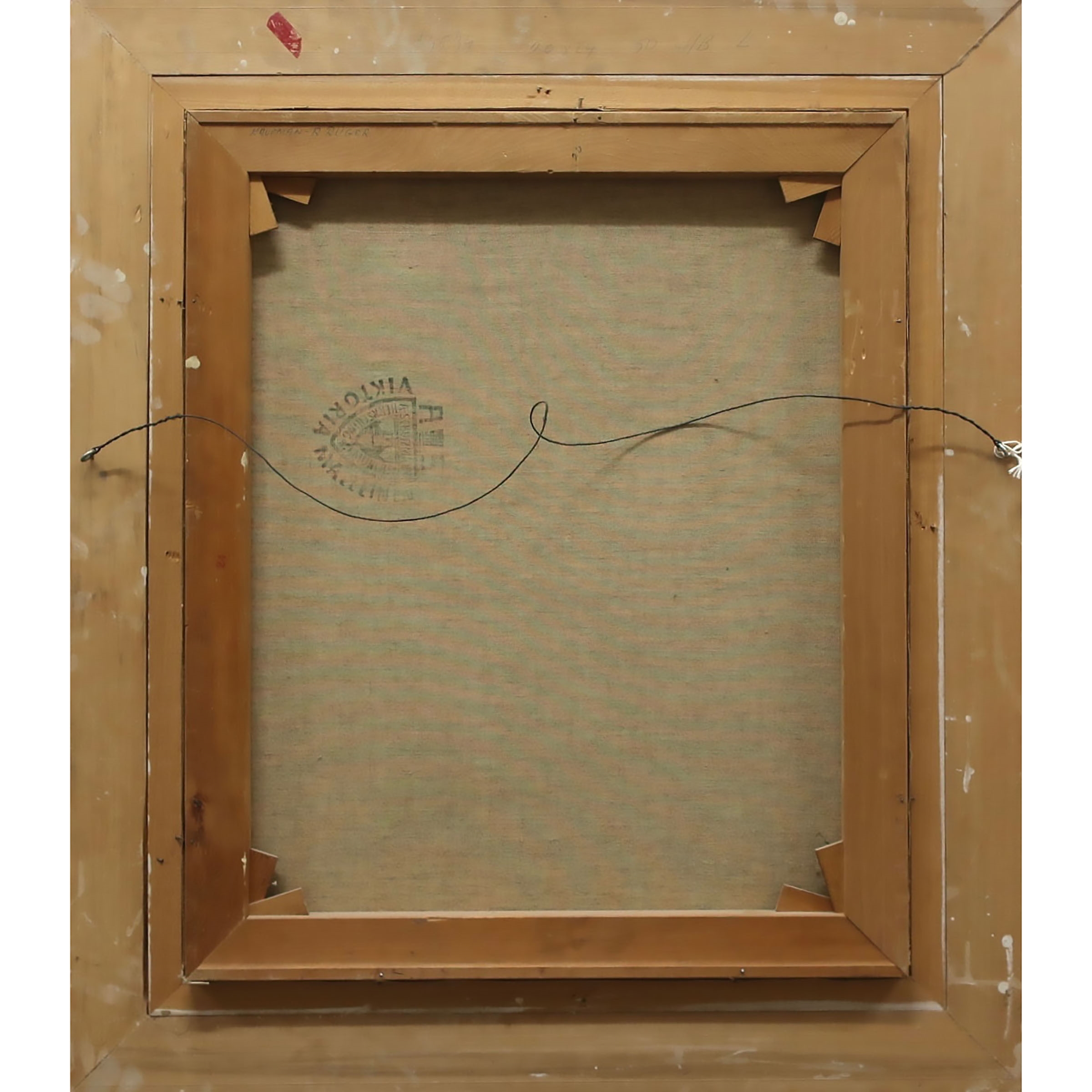 Artwork by N. Kaufmann, R. Rüger, TAVERN SCENE, Made of OIL ON CANVAS