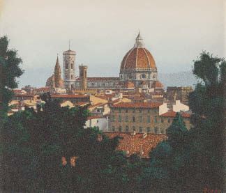 Flowering Santa Maria in dawn by Hiroshi Hada, 1988