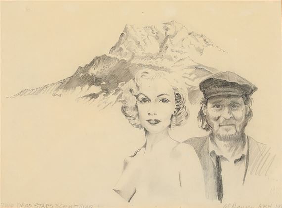 “Two dead stars Sermitsiaq” by Al Hansen, 1981