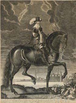 King Christian IV on horseback - Karel van Mander III