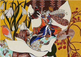 An illustration from "A Story Poem of a Fairy Princess" - Hilary Roper