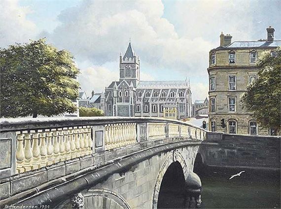 O'DONOVAN ROSSA BRIDGE, DUBLIN by Neville Henderson
