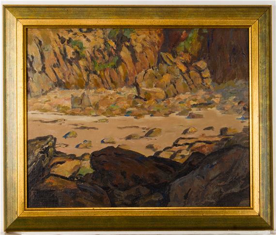 Mountain Vista and Coastal Rocks by Robert van Vorst Sewell