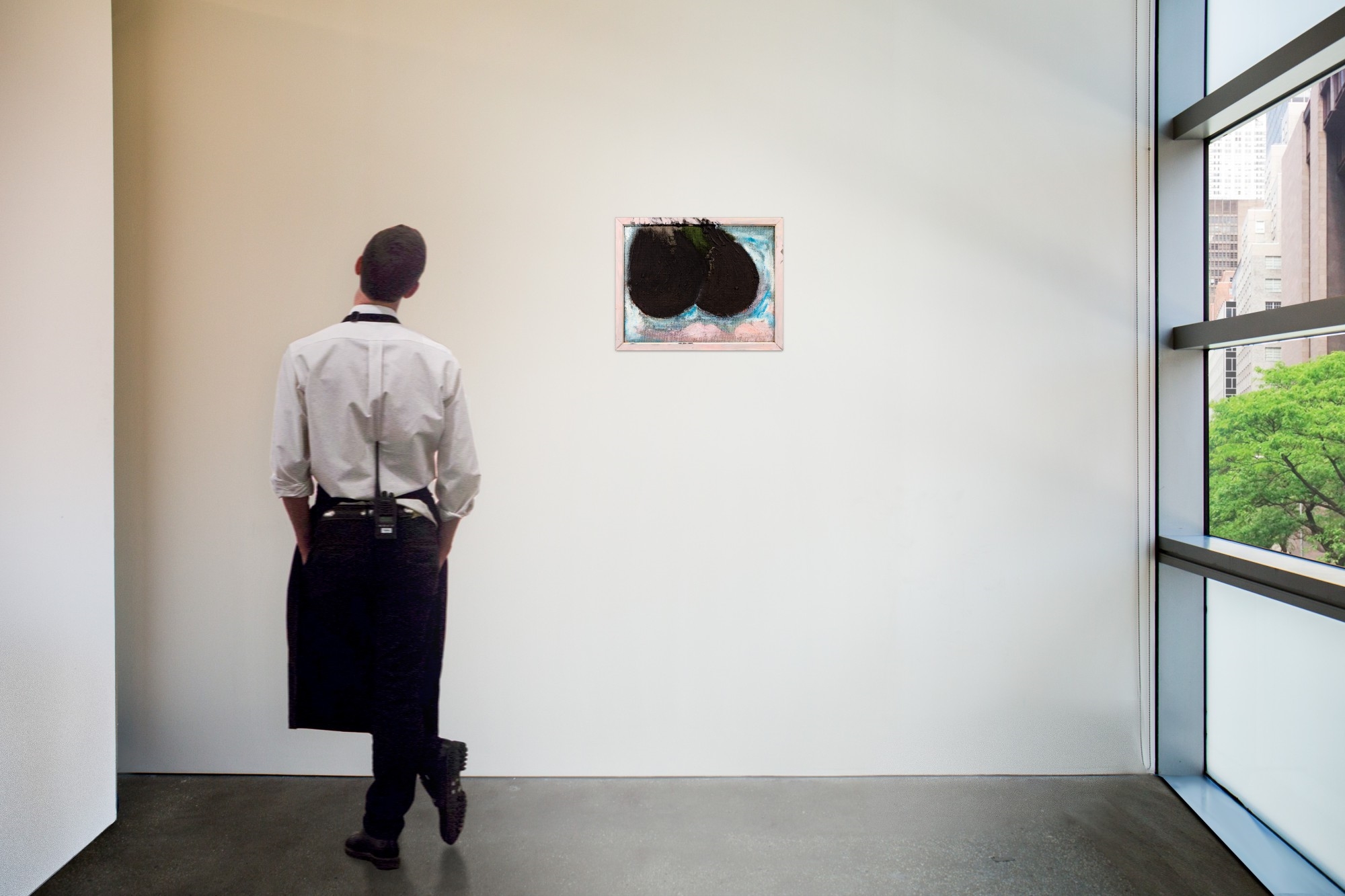 Artwork by Laure Prouvost, BUM PAINTING (1), Made of oil on canvas