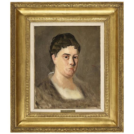 Bildnis Caroline Coutau-Marcelin(?) by Ferdinand Hodler, 1878